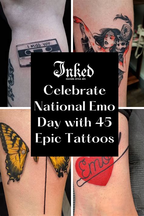 emo tats|Celebrate National Emo Day with 45 Epic Tattoos .